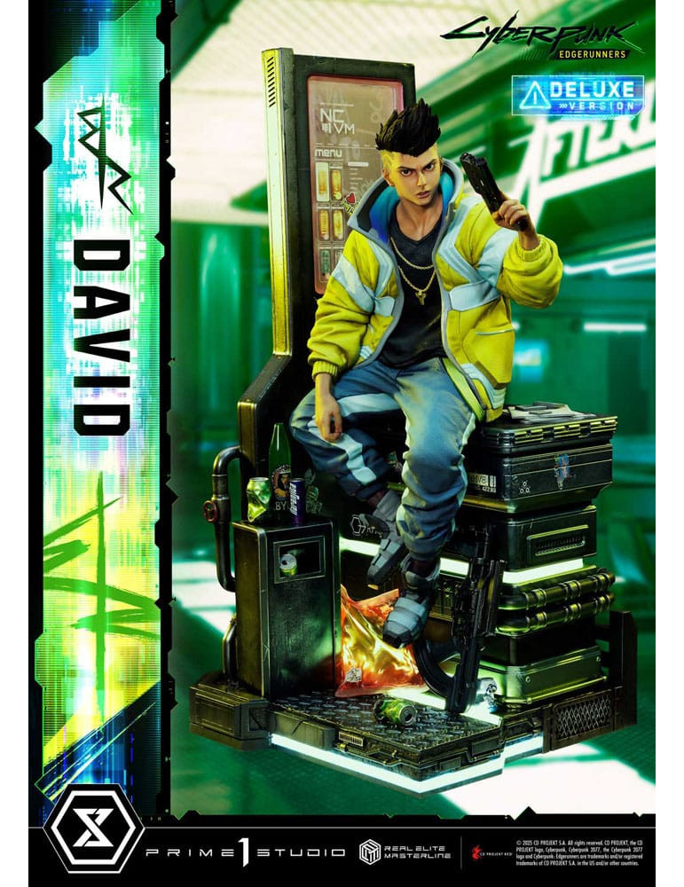 Prime 1 Studio - Cyberpunk: Edgerunners - Figurine Real Elite Masterline Series David Deluxe Bonus Version