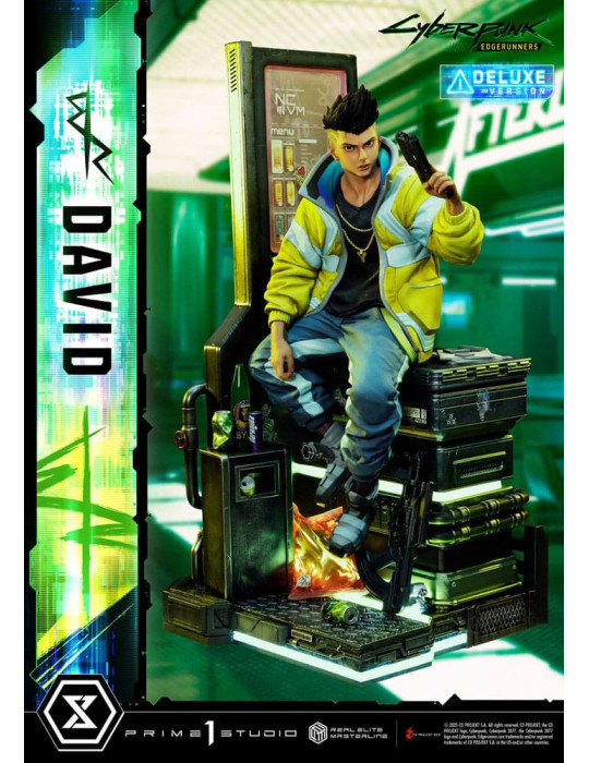 Prime 1 Studio - Cyberpunk: Edgerunners - Figure Real Elite Masterline Series David Deluxe Bonus Version