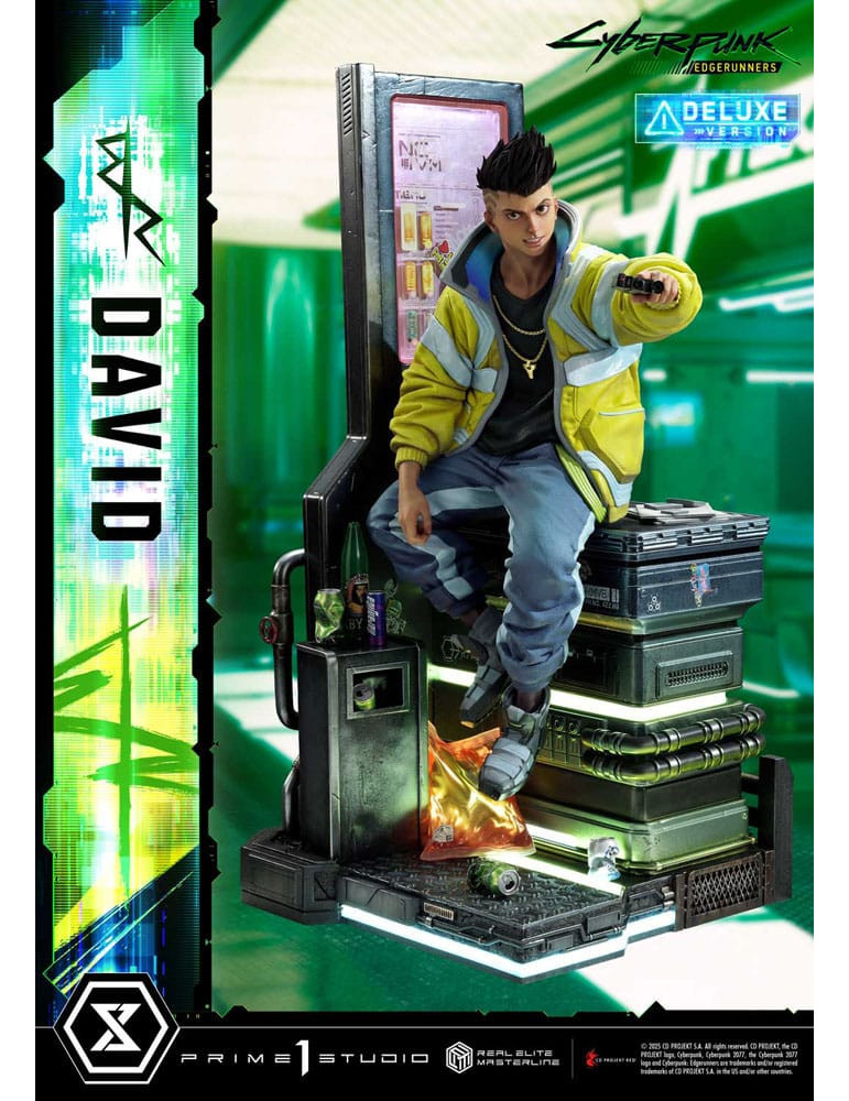 Prime 1 Studio - Cyberpunk: Edgerunners - Figure Real Elite Masterline Series David Deluxe Bonus Version