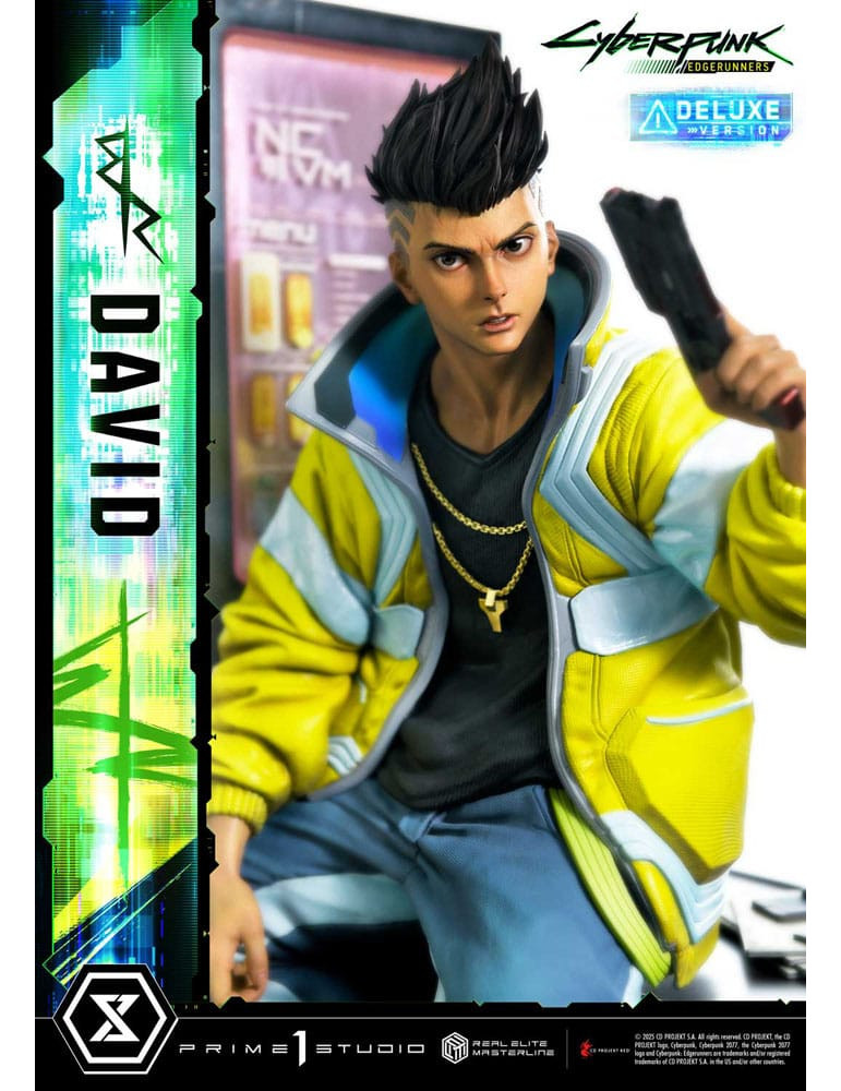 Prime 1 Studio - Cyberpunk: Edgerunners - Figurine Real Elite Masterline Series David Deluxe Bonus Version