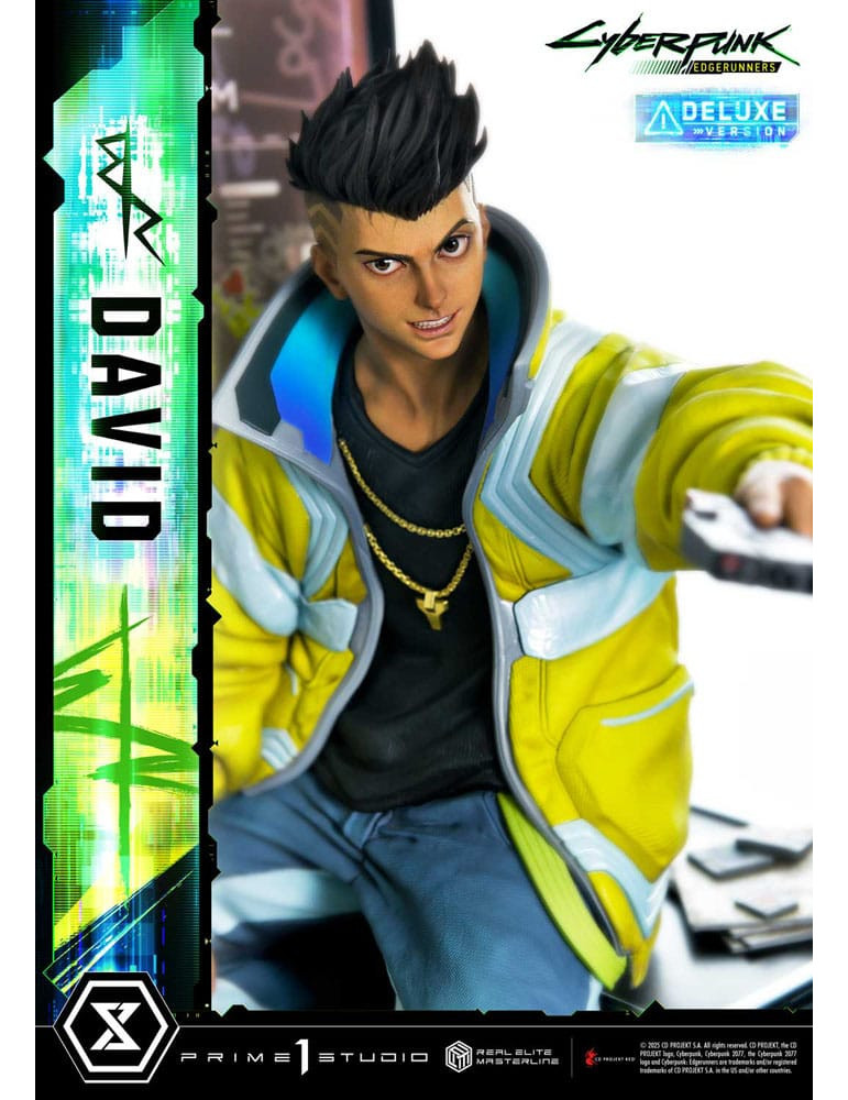 Prime 1 Studio - Cyberpunk: Edgerunners - Figurine Real Elite Masterline Series David Deluxe Bonus Version