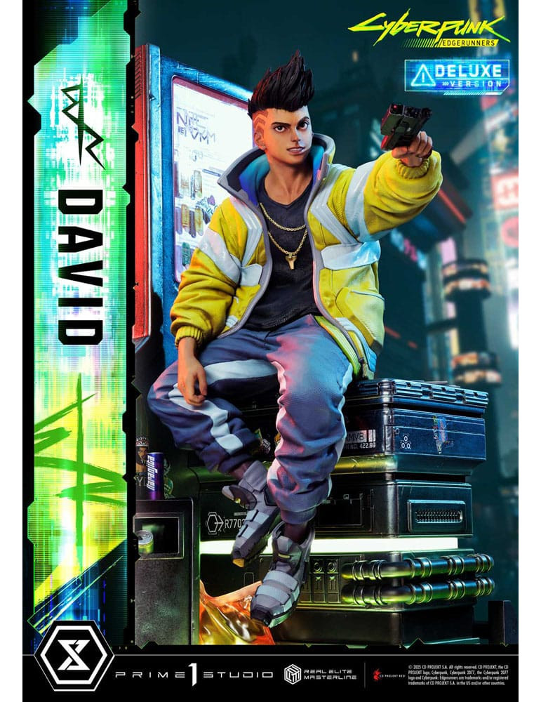Prime 1 Studio - Cyberpunk: Edgerunners - Figure Real Elite Masterline Series David Deluxe Bonus Version