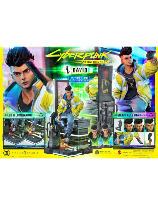 Prime 1 Studio - Cyberpunk: Edgerunners - Figurine Real Elite Masterline Series David Deluxe Bonus Version