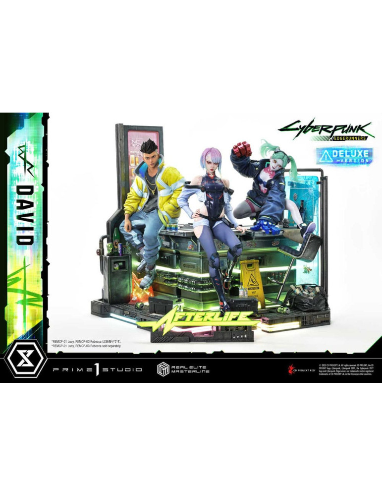 Prime 1 Studio - Cyberpunk: Edgerunners - Figurine Real Elite Masterline Series David Deluxe Bonus Version