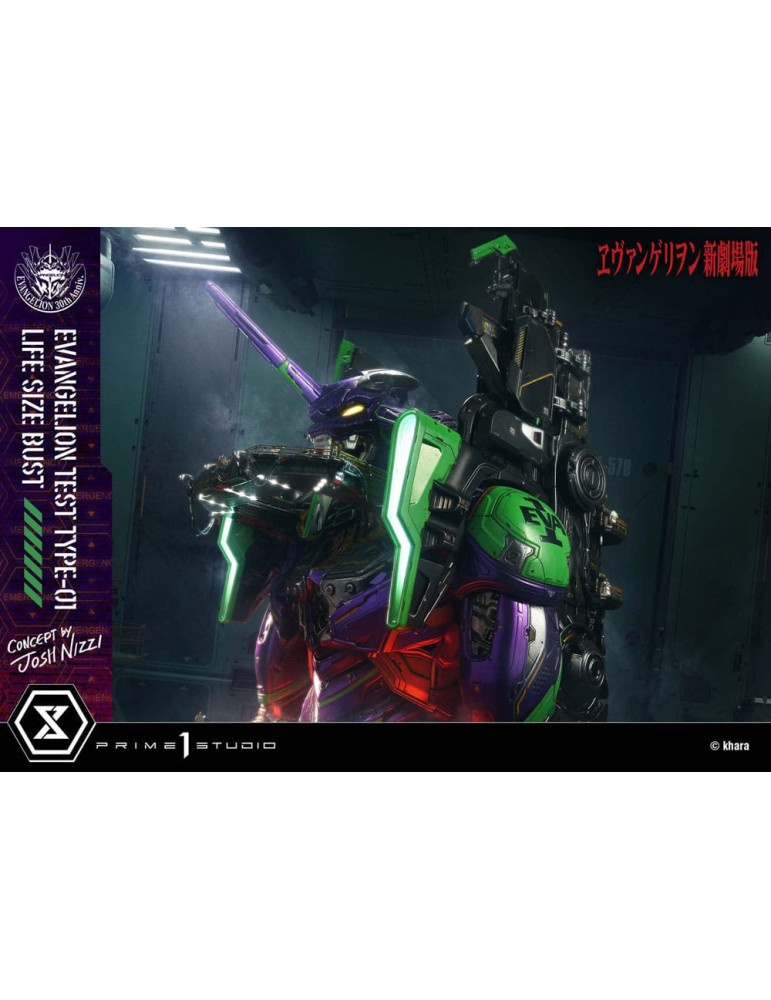 Prime 1 Studio - Neon Genesis Evangelion - buste Test Type-01 (Concept by Josh Nizzi)