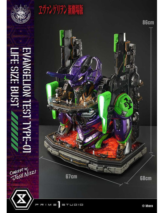Prime 1 Studio - Neon Genesis Evangelion - bust Test Type-01 (Concept by Josh Nizzi)