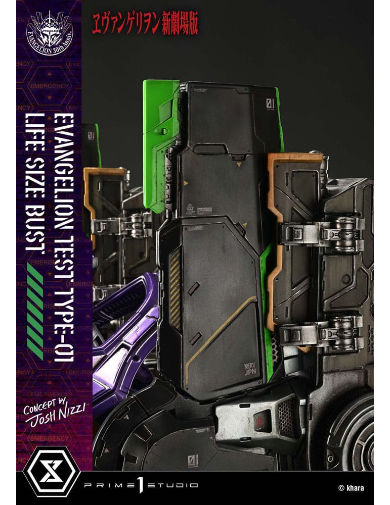 Prime 1 Studio - Neon Genesis Evangelion - buste Test Type-01 (Concept by Josh Nizzi)