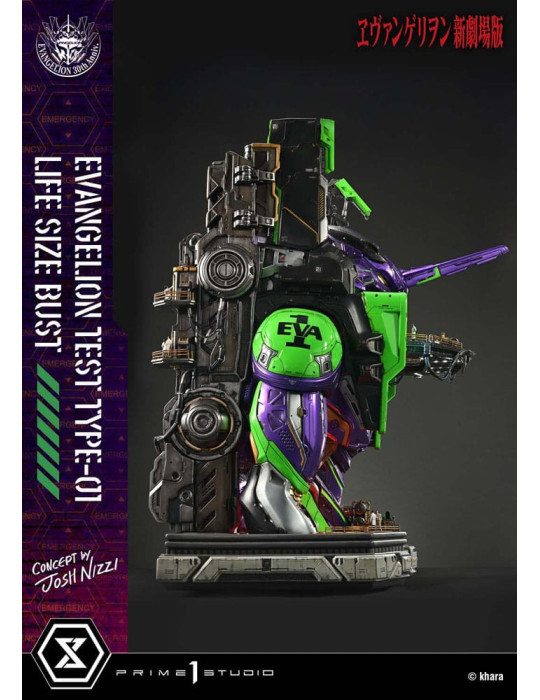 Prime 1 Studio - Neon Genesis Evangelion - buste Test Type-01 (Concept by Josh Nizzi)
