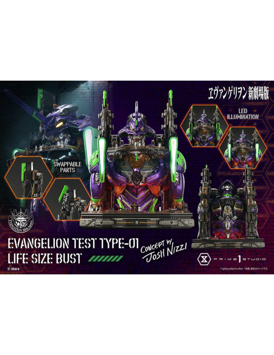 Prime 1 Studio - Neon Genesis Evangelion - bust Test Type-01 (Concept by Josh Nizzi) Bonus Ver.