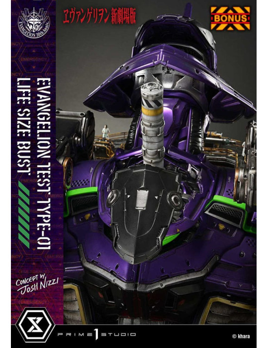 Prime 1 Studio - Neon Genesis Evangelion - buste Test Type-01 (Concept by Josh Nizzi) Bonus Ver.
