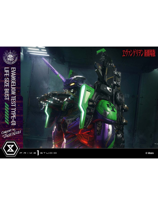 Prime 1 Studio - Neon Genesis Evangelion - buste Test Type-01 (Concept by Josh Nizzi) Bonus Ver.