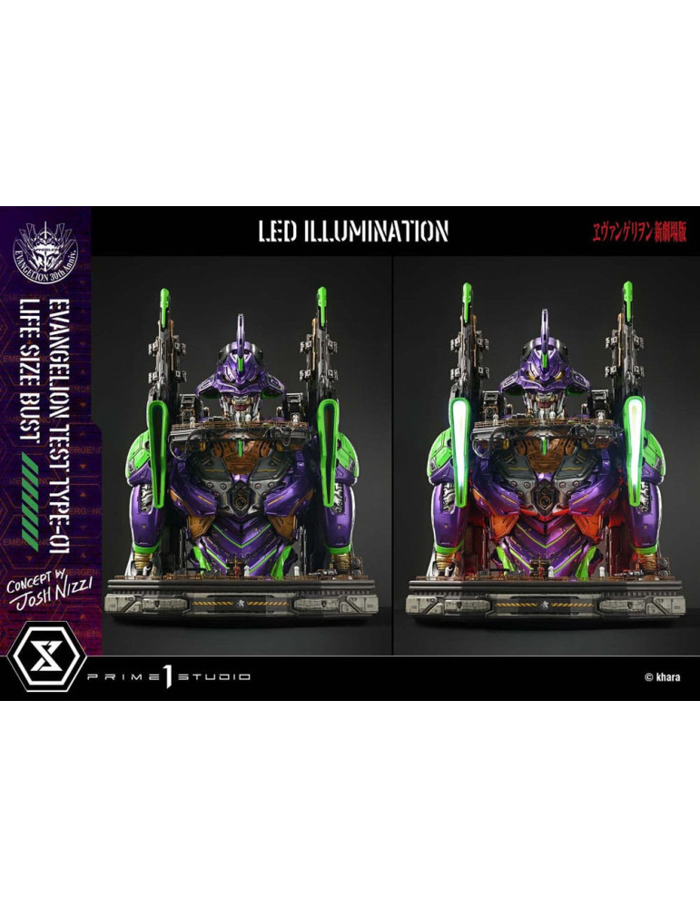 Prime 1 Studio - Neon Genesis Evangelion - bust Test Type-01 (Concept by Josh Nizzi) Bonus Ver.