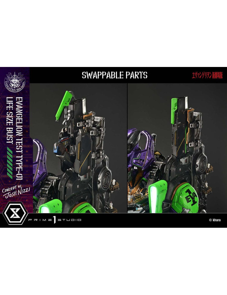 Prime 1 Studio - Neon Genesis Evangelion - buste Test Type-01 (Concept by Josh Nizzi) Bonus Ver.