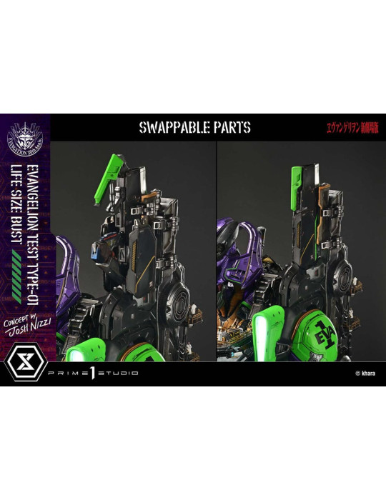 Prime 1 Studio - Neon Genesis Evangelion - buste Test Type-01 (Concept by Josh Nizzi) Bonus Ver.