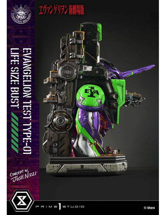 Prime 1 Studio - Neon Genesis Evangelion - buste Test Type-01 (Concept by Josh Nizzi) Bonus Ver.