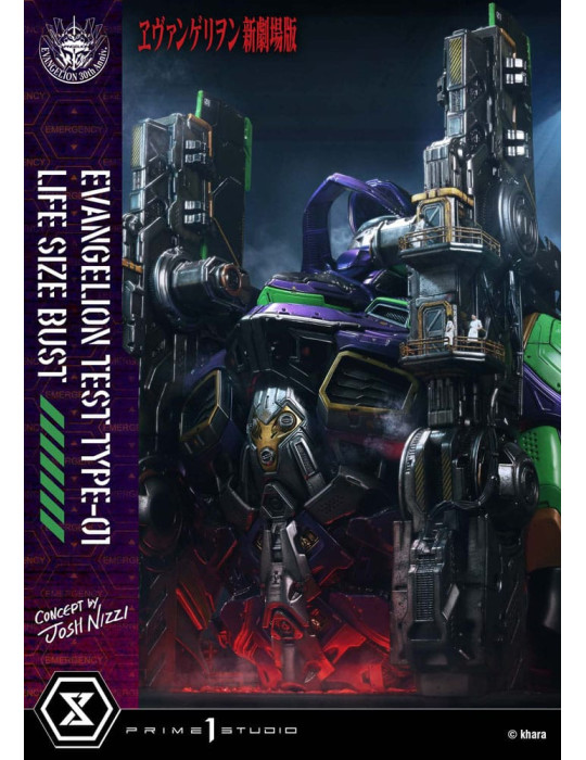 Prime 1 Studio - Neon Genesis Evangelion - buste Test Type-01 (Concept by Josh Nizzi) Bonus Ver.