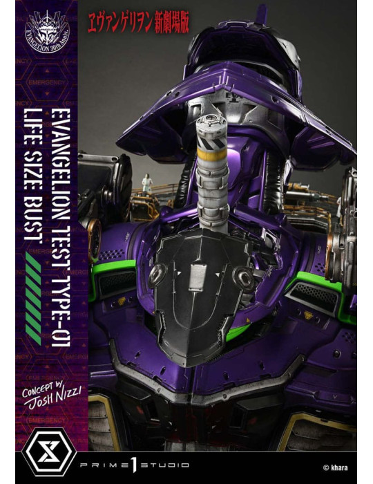 Prime 1 Studio - Neon Genesis Evangelion - buste Test Type-01 (Concept by Josh Nizzi) Bonus Ver.