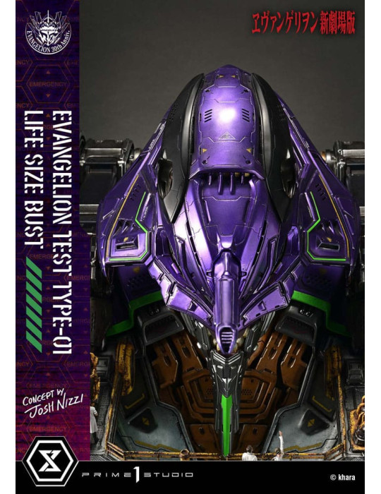 Prime 1 Studio - Neon Genesis Evangelion - buste Test Type-01 (Concept by Josh Nizzi) Bonus Ver.
