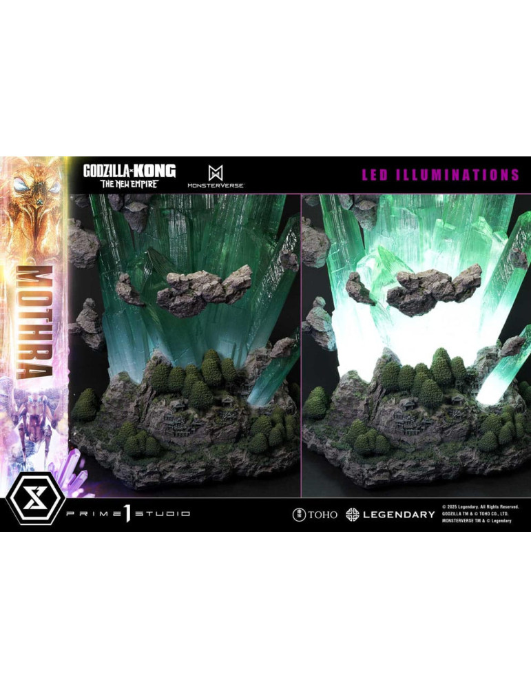 Prime 1 Studio - Godzilla x Kong: The New Empire - Figurine Ultimate Diorama Masterline Series Mothra Bonus Version