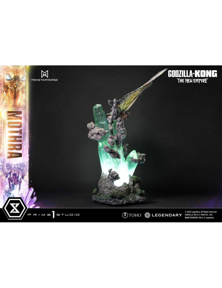 Prime 1 Studio - Godzilla x Kong: The New Empire - Figurine Ultimate Diorama Masterline Series Mothra Bonus Version