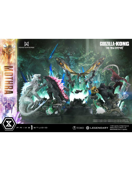 Prime 1 Studio - Godzilla x Kong: The New Empire - Figurine Ultimate Diorama Masterline Series Mothra Bonus Version
