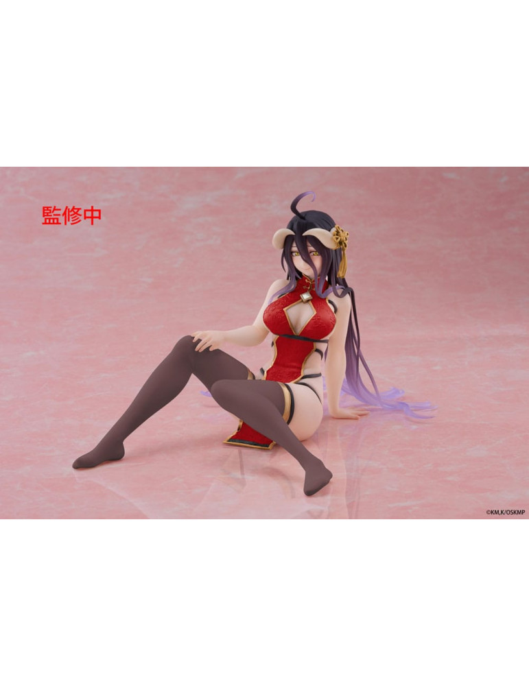 Taito - Overlord - Figurine Desktop Cute Figure Albedo Chinese Dress Ver. Renewal