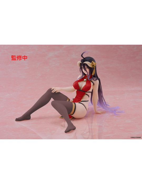 Taito - Overlord - Figurine Desktop Cute Figure Albedo Chinese Dress Ver. Renewal