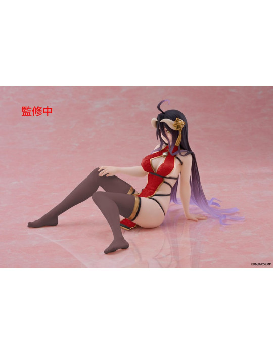 Taito - Overlord - Figurine Desktop Cute Figure Albedo Chinese Dress Ver. Renewal