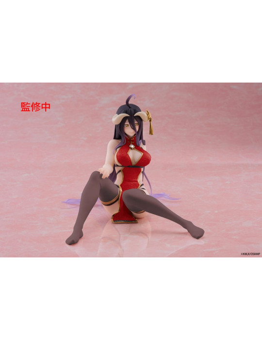 Taito - Overlord - Desktop Cute Figure Albedo Chinese Dress Ver. Renewal
