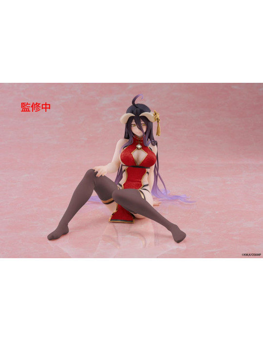 Taito - Overlord - Desktop Cute Figure Albedo Chinese Dress Ver. Renewal