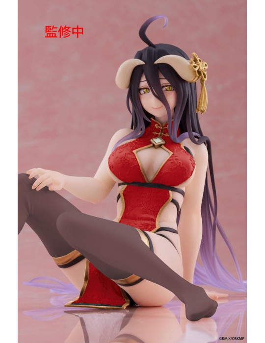 Taito - Overlord - Figurine Desktop Cute Figure Albedo Chinese Dress Ver. Renewal