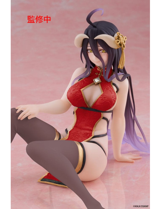 Taito - Overlord - Figurine Desktop Cute Figure Albedo Chinese Dress Ver. Renewal