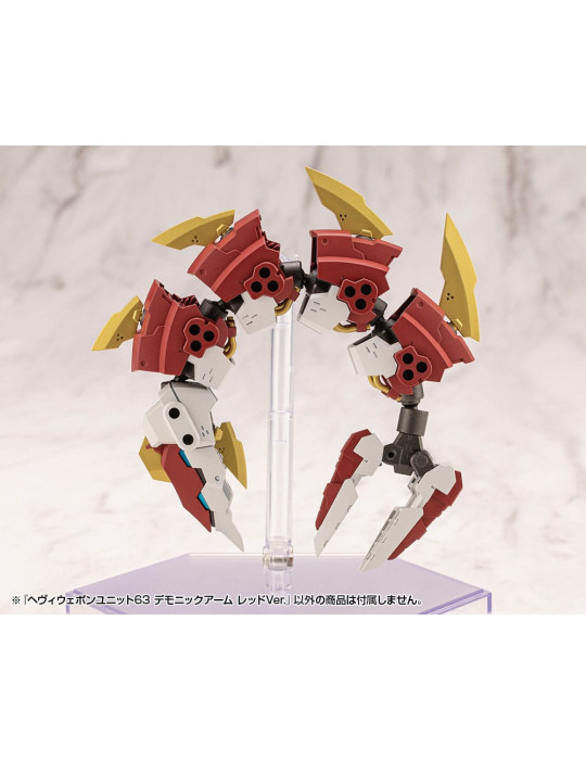 Kotobukiya - M.S.G. accessoires - Heavy Weapon Unit 63 Demonic Arm Red Ver.