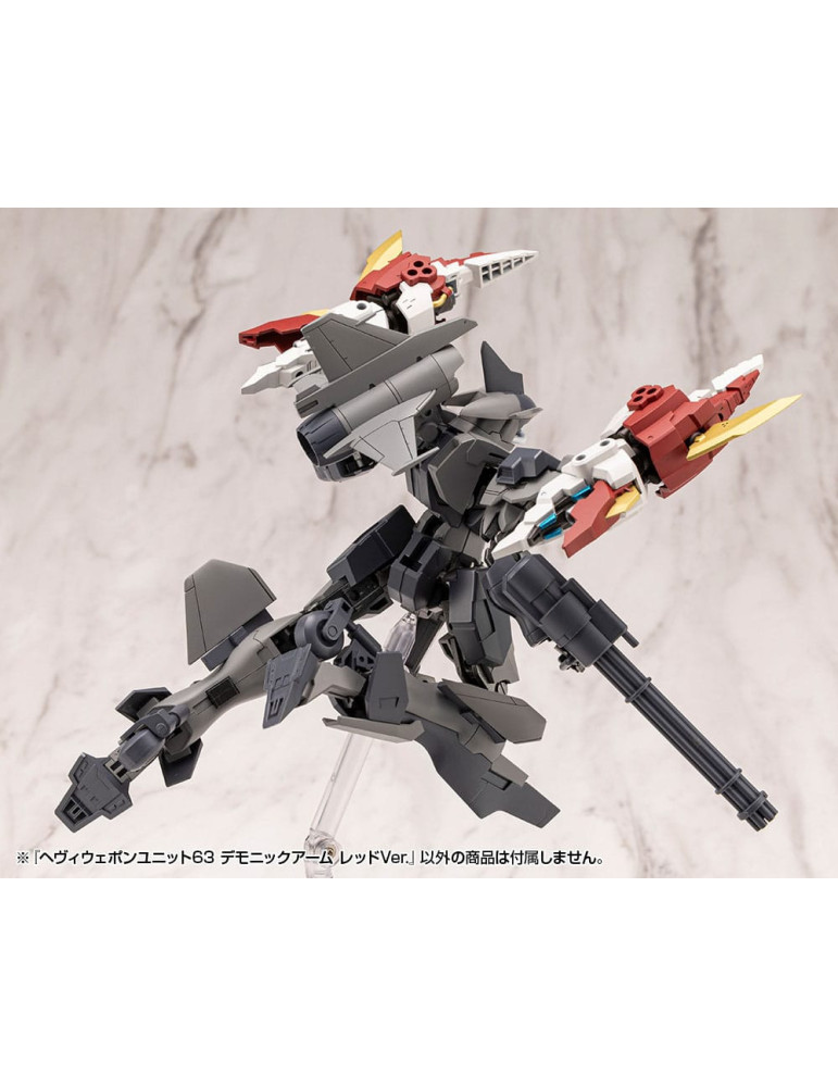 Kotobukiya - M.S.G. Model Kit Accessory - Set Heavy Weapon Unit 63 Demonic Arm Red Ver.
