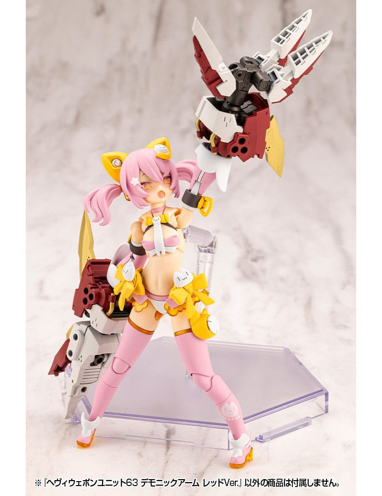 Kotobukiya - M.S.G. accessoires - Heavy Weapon Unit 63 Demonic Arm Red Ver.