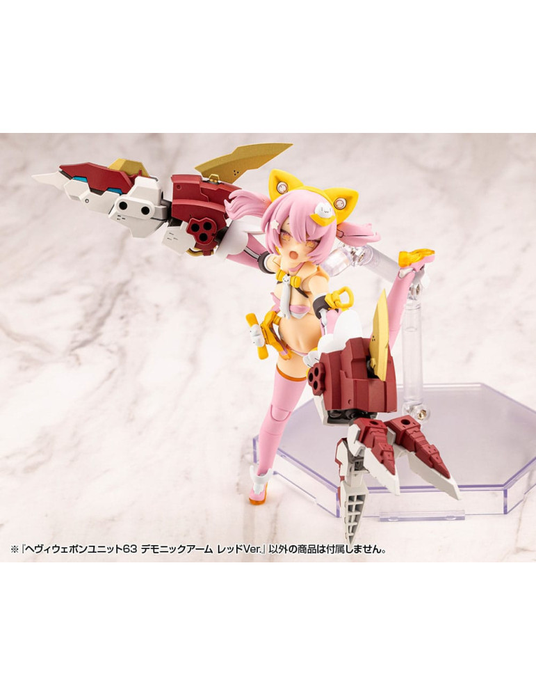 Kotobukiya - M.S.G. Model Kit Accessory - Set Heavy Weapon Unit 63 Demonic Arm Red Ver.