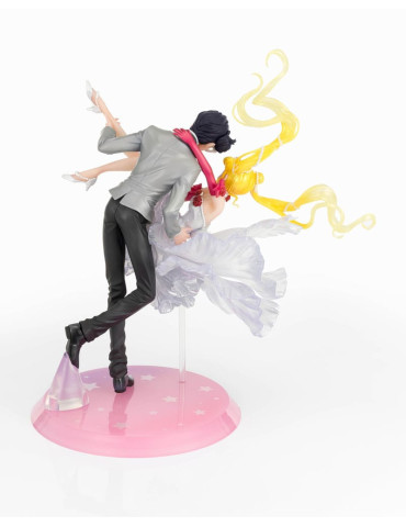 Bandai - Sailor Moon - Figurine FiguartsZERO Chouette Usagi & Tuxedo Mask Moonlight Glow Edition 2