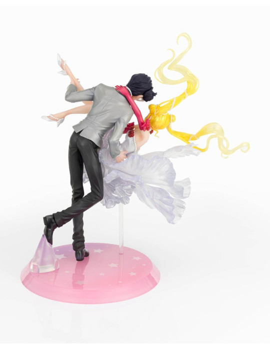 Bandai - Sailor Moon - FiguartsZERO Chouette figure Usagi & Tuxedo Mask Moonlight Glow Edition