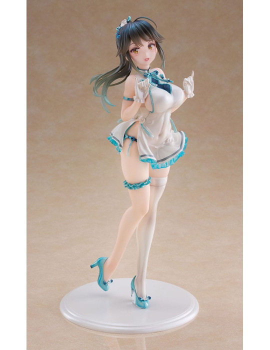 Wave - Avian Romance Pink Label 5 - Figurine Ponytail Girl: Qipao