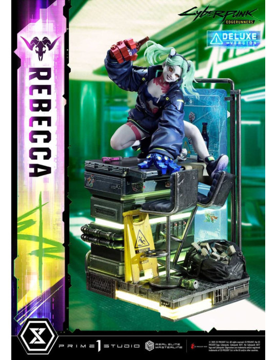 Prime 1 Studio - Cyberpunk: Edgerunners - Figurine Real Elite Masterline Series Rebecca Deluxe Bonus Version