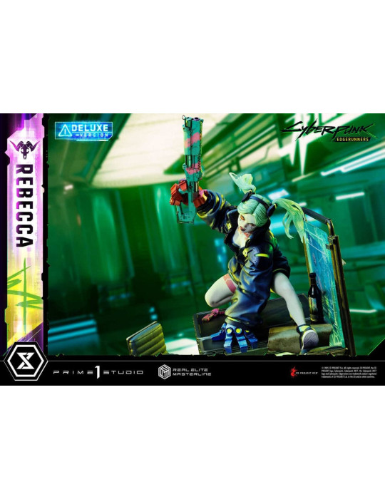 Prime 1 Studio - Cyberpunk: Edgerunners - Figurine Real Elite Masterline Series Rebecca Deluxe Bonus Version