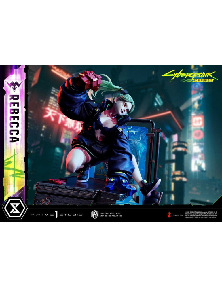 Prime 1 Studio - Cyberpunk: Edgerunners - Figurine Real Elite Masterline Series Rebecca Deluxe Bonus Version