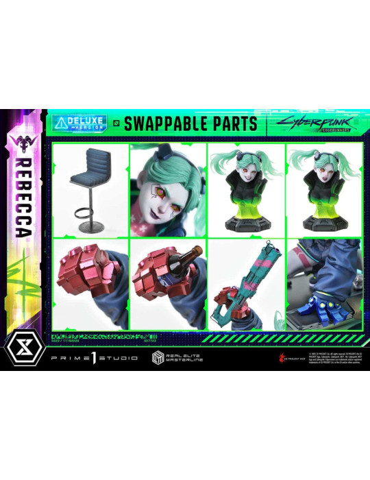 Prime 1 Studio - Cyberpunk: Edgerunners - Figure Real Elite Masterline Series Rebecca Deluxe Bonus Version