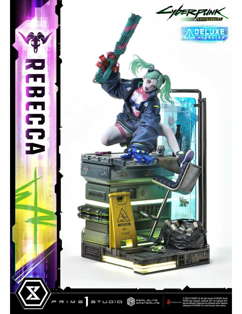 Prime 1 Studio - Cyberpunk: Edgerunners - Figurine Real Elite Masterline Series Rebecca Deluxe Bonus Version