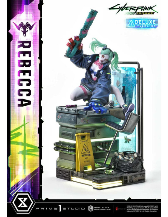 Prime 1 Studio - Cyberpunk: Edgerunners - Figurine Real Elite Masterline Series Rebecca Deluxe Bonus Version