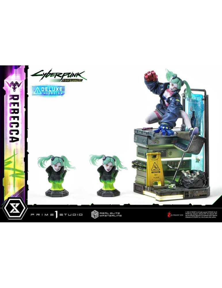 Prime 1 Studio - Cyberpunk: Edgerunners - Figurine Real Elite Masterline Series Rebecca Deluxe Bonus Version