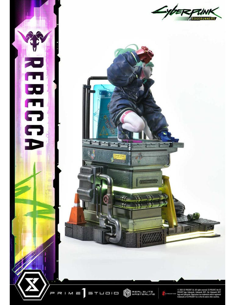 Prime 1 Studio - Cyberpunk: Edgerunners - Figurine Real Elite Masterline Series Rebecca Deluxe Bonus Version