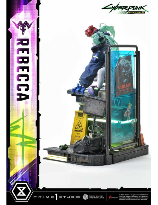 Prime 1 Studio - Cyberpunk: Edgerunners - Figurine Real Elite Masterline Series Rebecca Deluxe Bonus Version