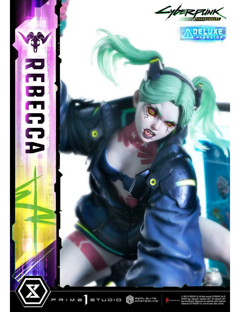 Prime 1 Studio - Cyberpunk: Edgerunners - Figurine Real Elite Masterline Series Rebecca Deluxe Bonus Version
