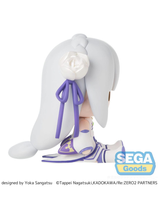 Sega - Re:Zero Starting Life in Another World - Figurine Fuwa Petit Chibi Emilia